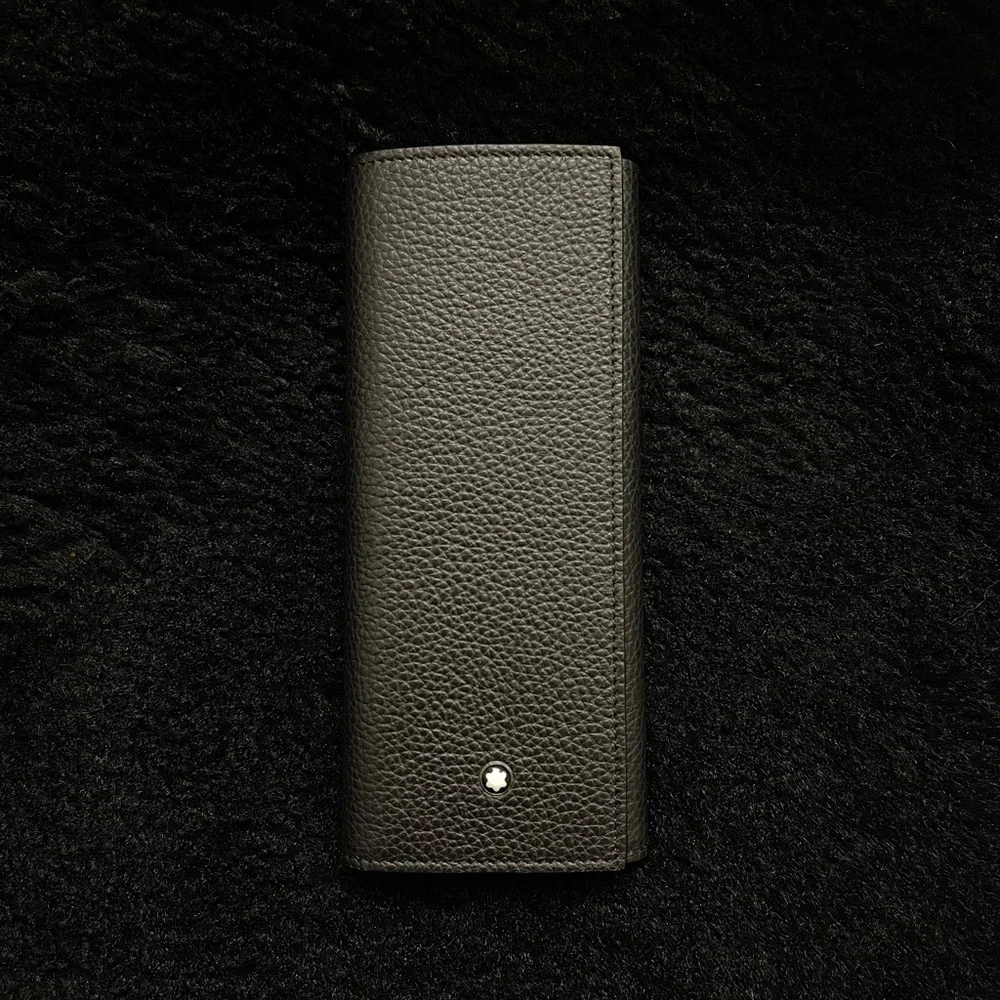 Montblanc Black Leather Pen Holder - Picture 1 of 4